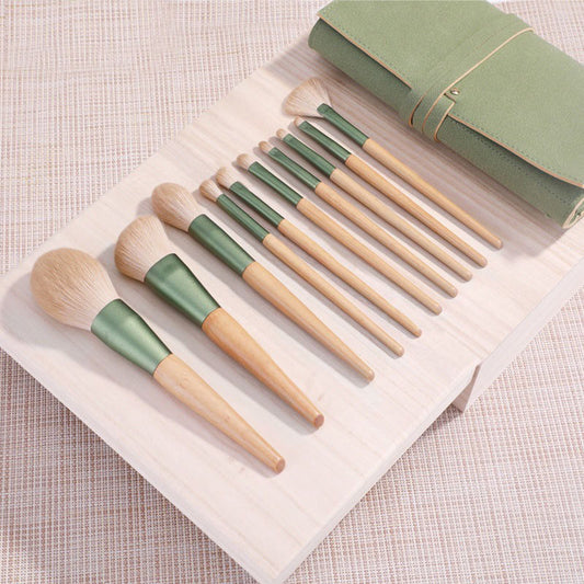 Ensemble de pinceaux de maquillage Zhang Brush complet et portable, accessoires pour blush doux