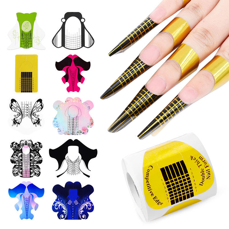 Paper Holder French Therapy Extension Butterfly Nail Tool Set