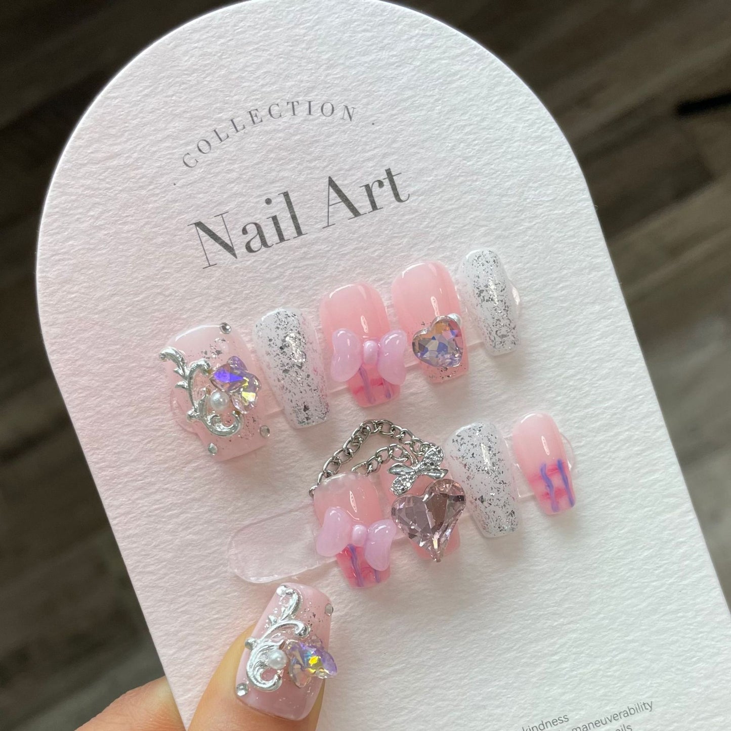 Handmade Wear Collection Fake Nails Removable Nail Stickers