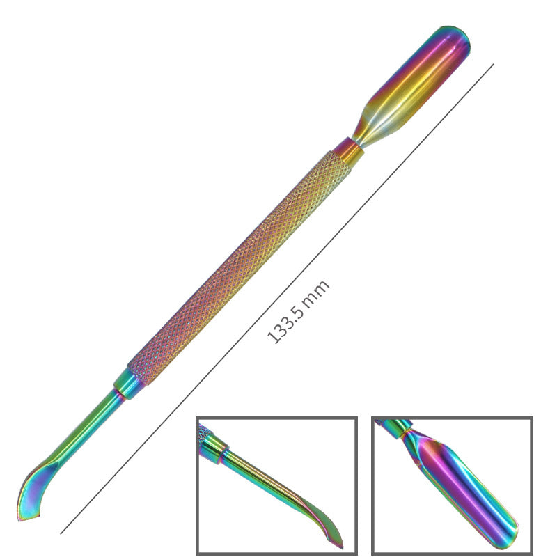 Ensemble d'outils à clous en acier inoxydable à double tête en titane de couleur