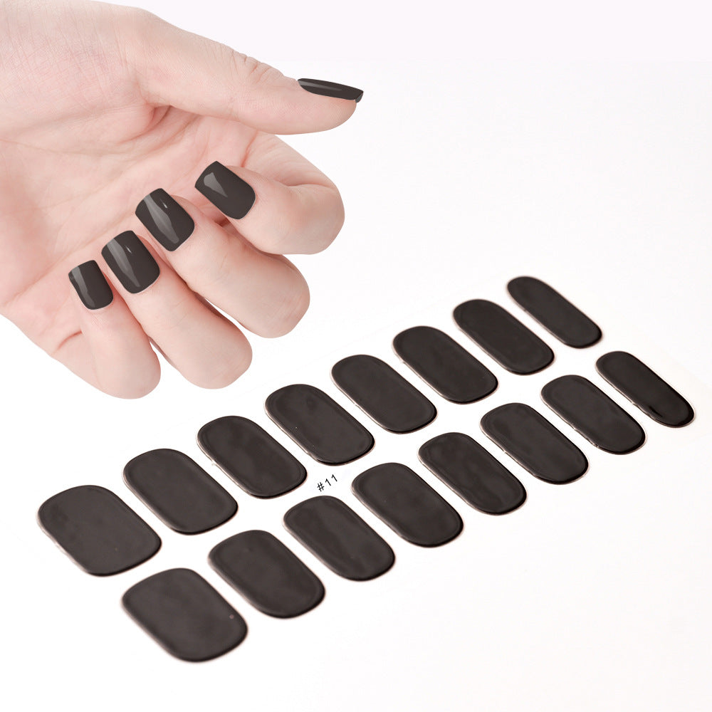 Gel Uv Beauty Full Paste Waterproof Nail Stickers