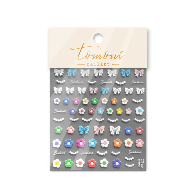 Special Offer Relief Hot Style Ornament Nail Stickers