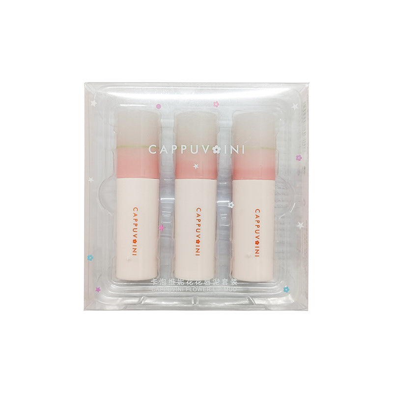 Tube Mud Air Feeling Matte Finish Lacquer Bean Lip Glosses