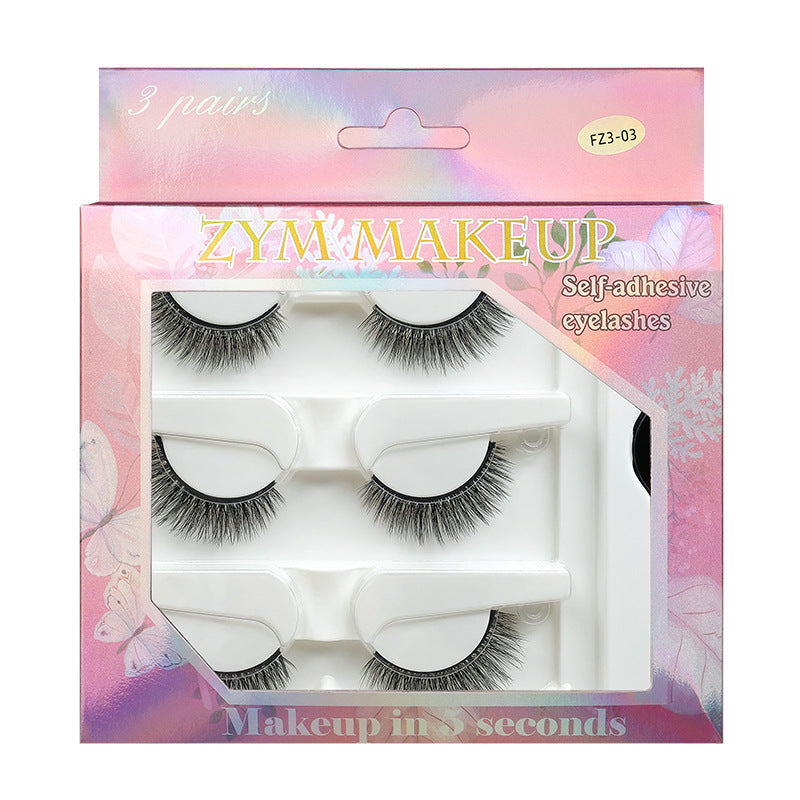 Self-adhesive Eyelashes Multiple Options Novice Adhesive False Lashes