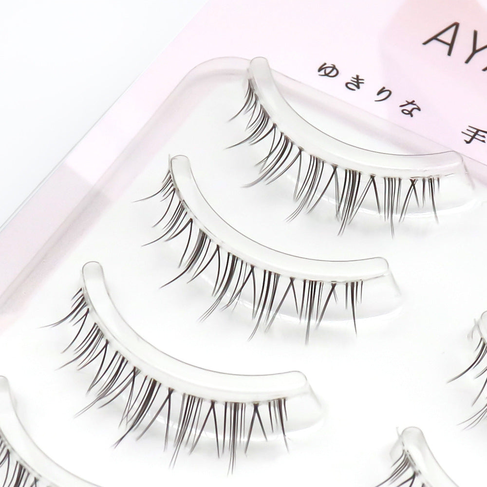 Women's Natural Cross Style Eyelash Team Small False Lashes