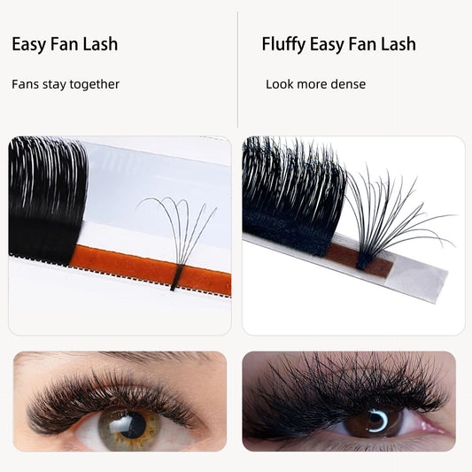 Open Eyelashes In Super Soft Matte Black False Lashes