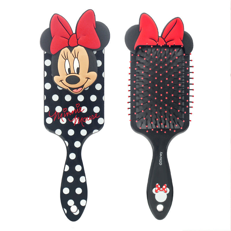 Large Square Polka Dot Plastic Cartoon Hair Brushes & Combs