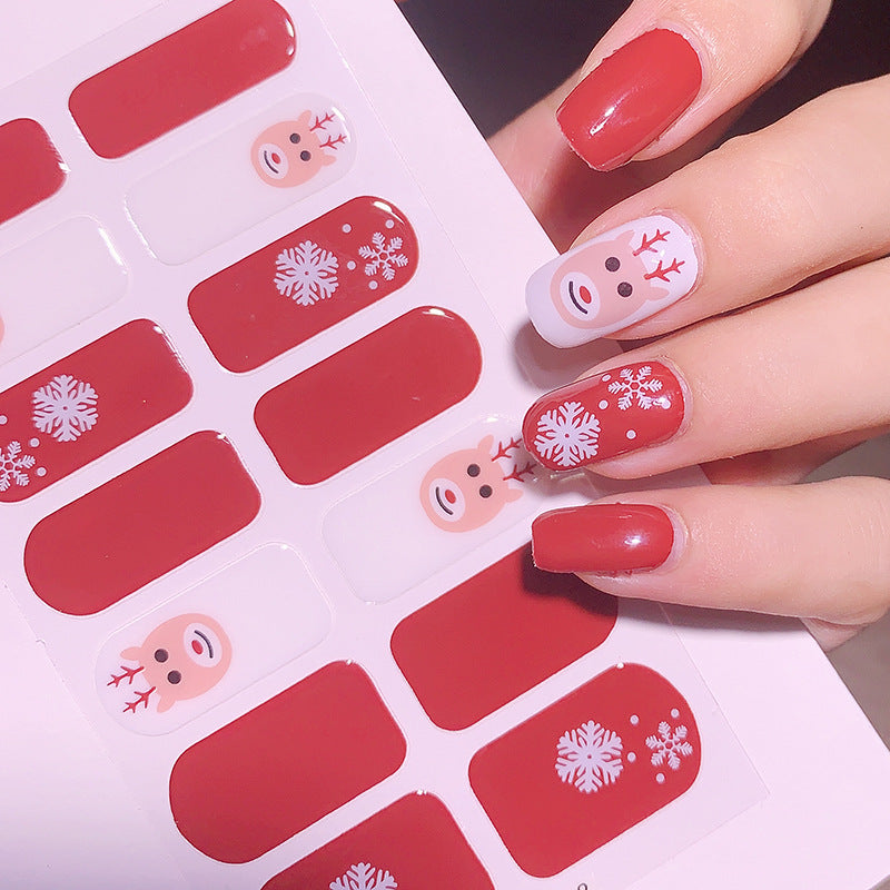 Style Beauty Full Small Cute Tree Nail Stickers