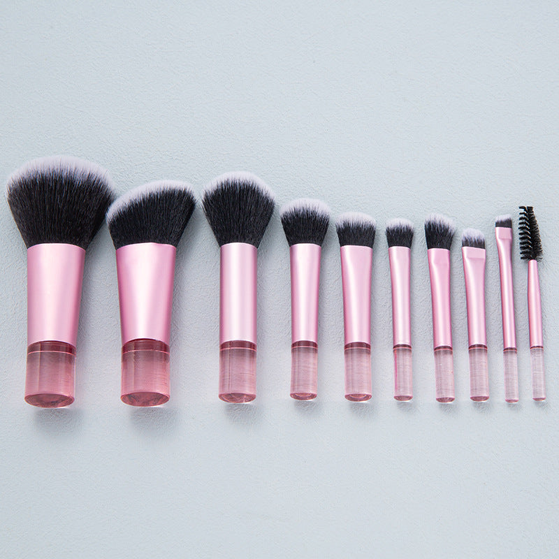 Mini Travel Portable Brush Suit Powder Makeup Brushes Accessories