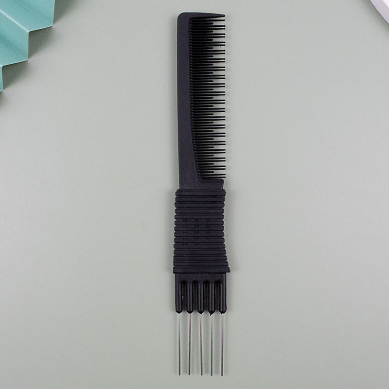 Brosses et peignes à cheveux en fibre de carbone et acier pour boucler les cheveux