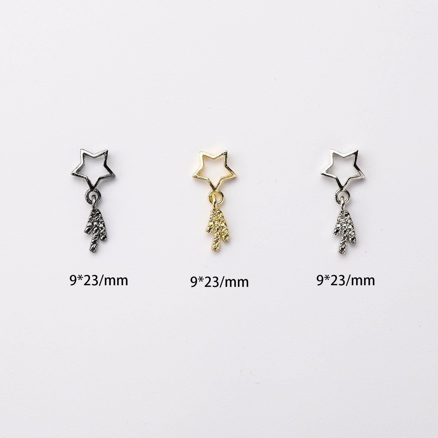 Affordable Luxury Style Alloy Hollow Pentagram Nail Care Nail Art