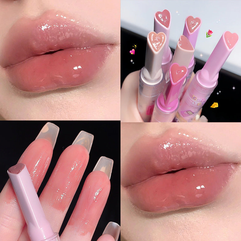 Solid Gloss Full Lips Mirror Water Light Moisturizing Lip Glosses