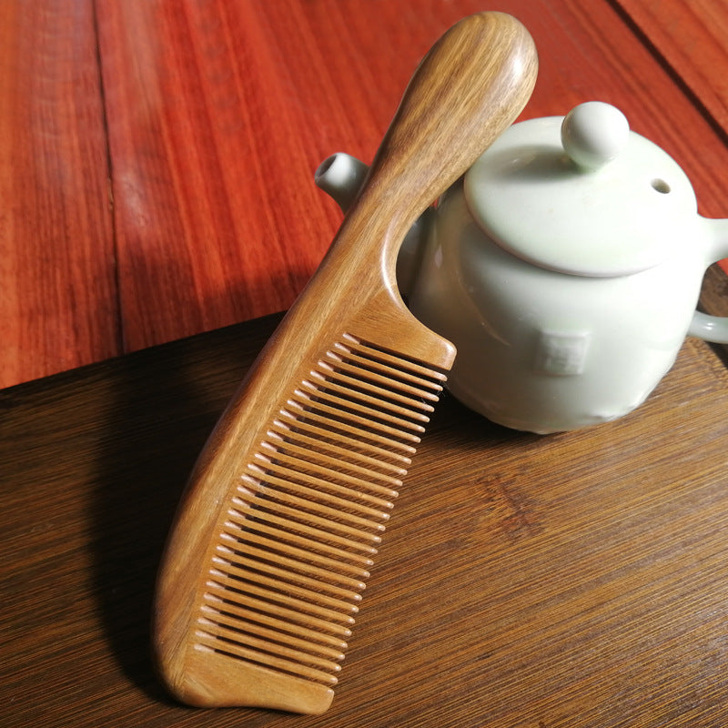 Brosses à cheveux et peignes à dents larges avec manche en tambour épais