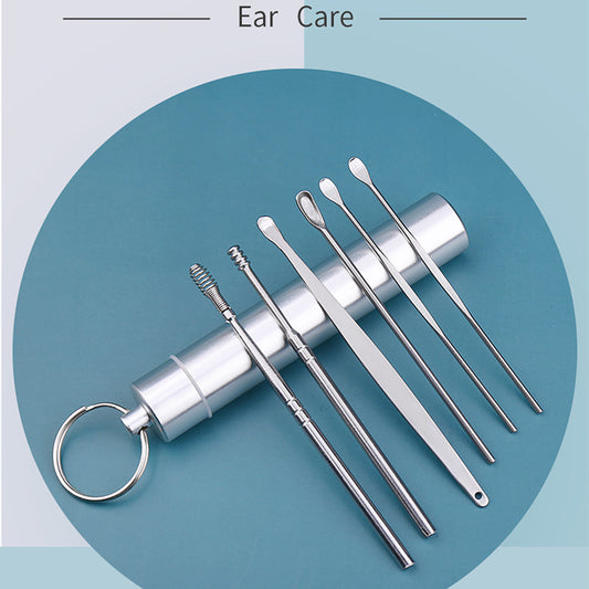 Portable Stainless Steel Ear Cleaning Tools Makeup Accessories