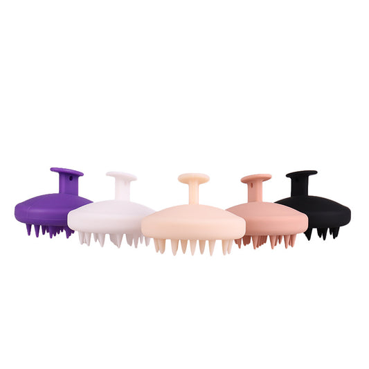 Brosse à shampooing en silicone pur Brosses et peignes pour le nettoyage du cuir chevelu