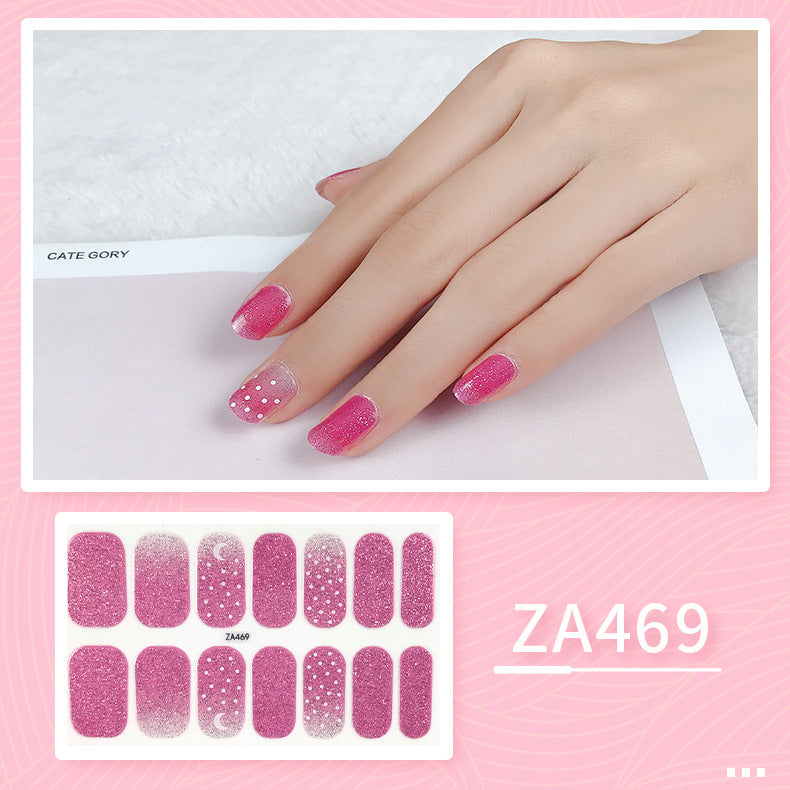 Oil Film Manicure Implement Long Lasting Waterproof Nail Stickers