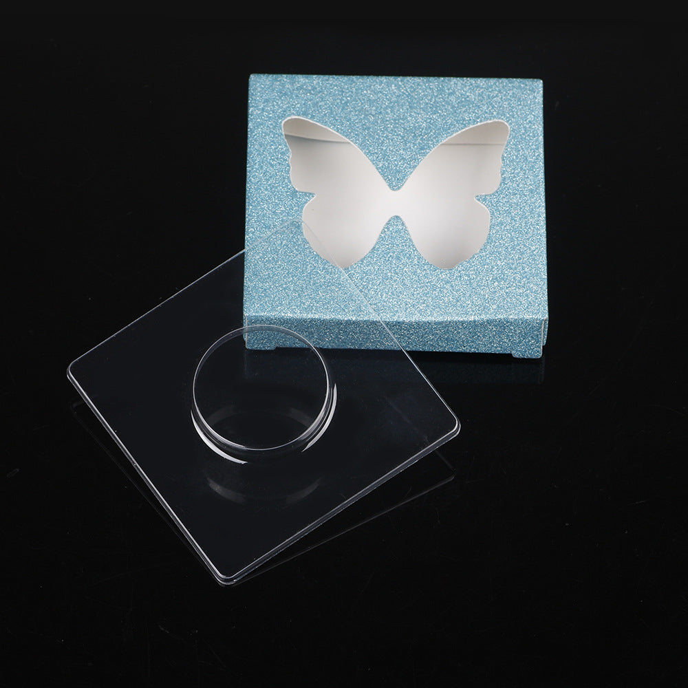 Hollow Eyelash Box Color Square Packaging Makeup Accessories