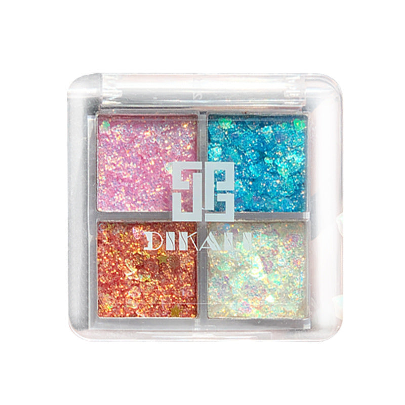 Support Ciphertext Four Color Palette Sequins Eyeshadow