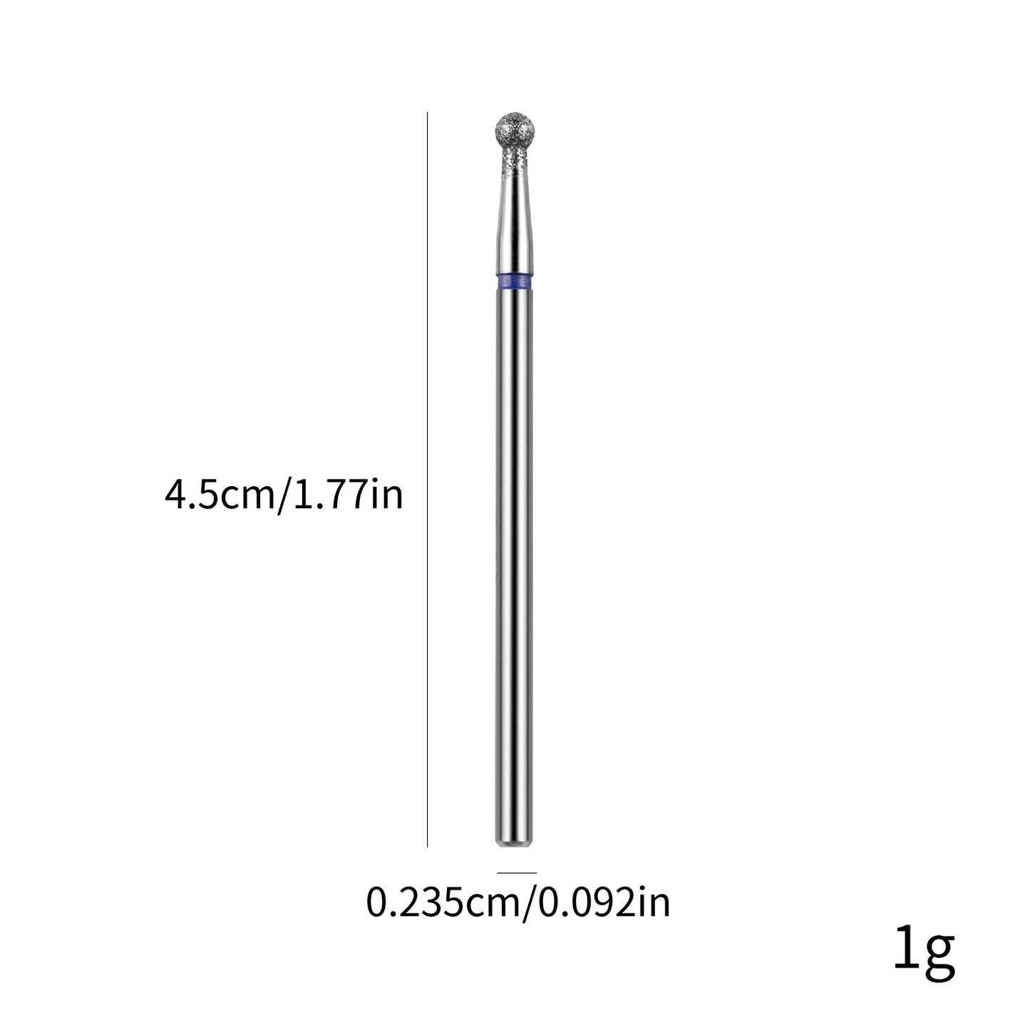 Ensemble d'outils pour ongles en diamant exfoliant russe avec tête de meulage en carbure de silicium