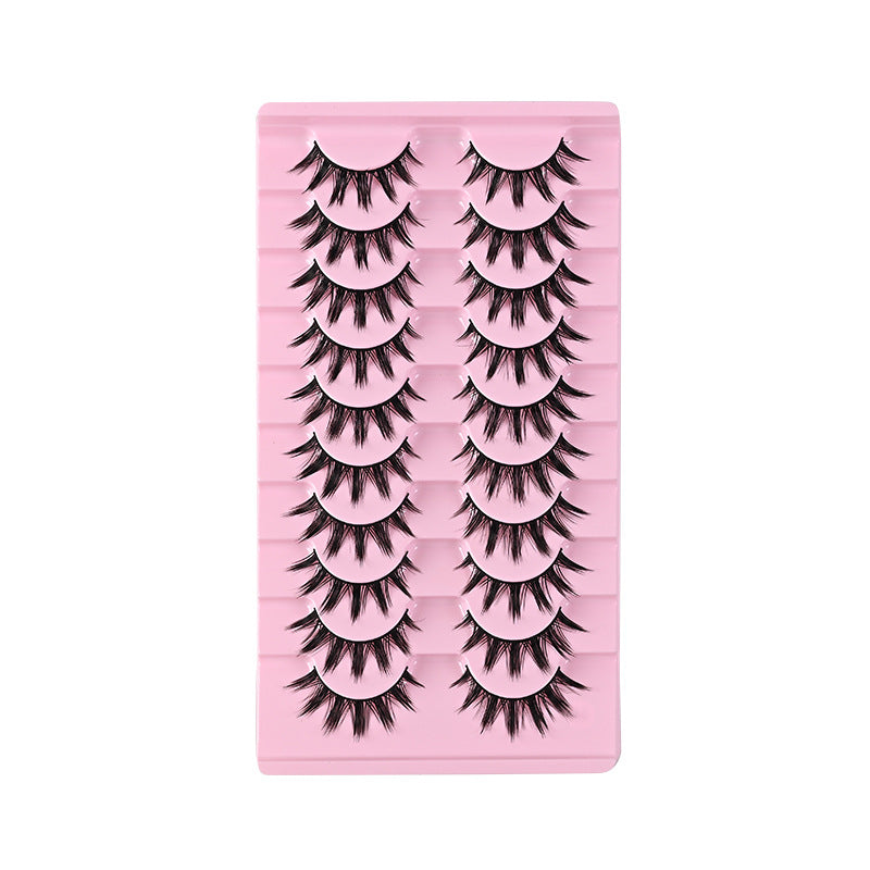 Pair Large Capacity Natural Simulation Thick False Lashes