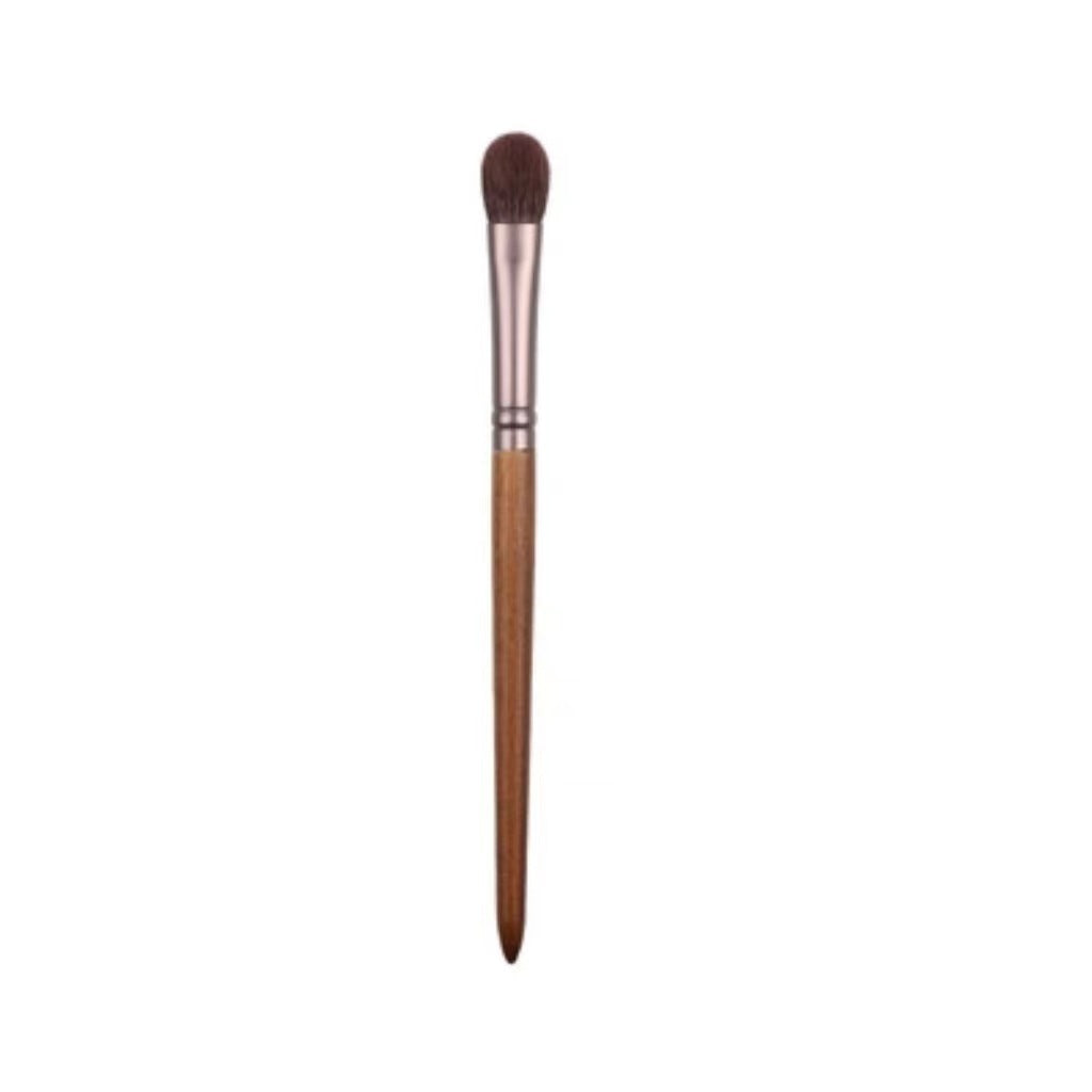 Log Beech Handle Animal Brush Wool Powder Blush Makeup Brushes Accessories