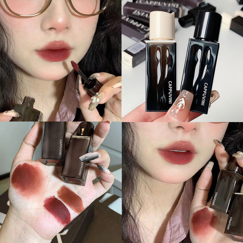 Amber Lacquer Pseudo Plain White Matte Lip Glosses