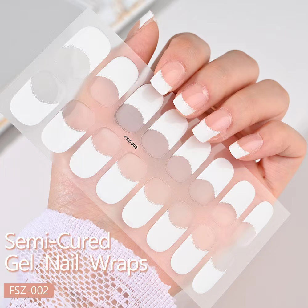 Fashion Waterproof Durable Therapy Gel Patch Nail Stickers