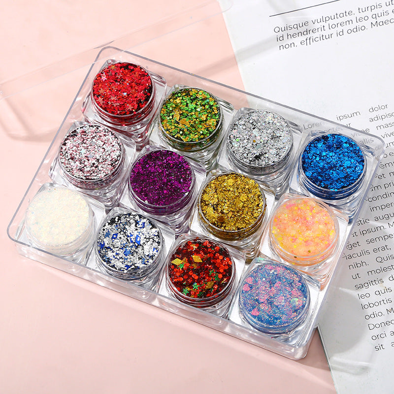 Pack Paillettes Gel Ombre à Paupières Brillant pour Enfants