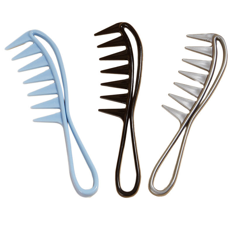 Brosses et peignes à cheveux à manche creux tridimensionnel pour hommes pour un style gras