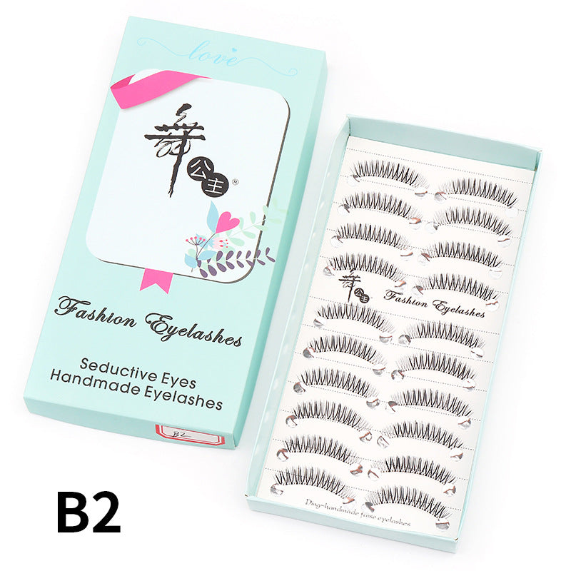 Cils de princesse de danse pour femmes, affûtage des cils, faux cils naturels