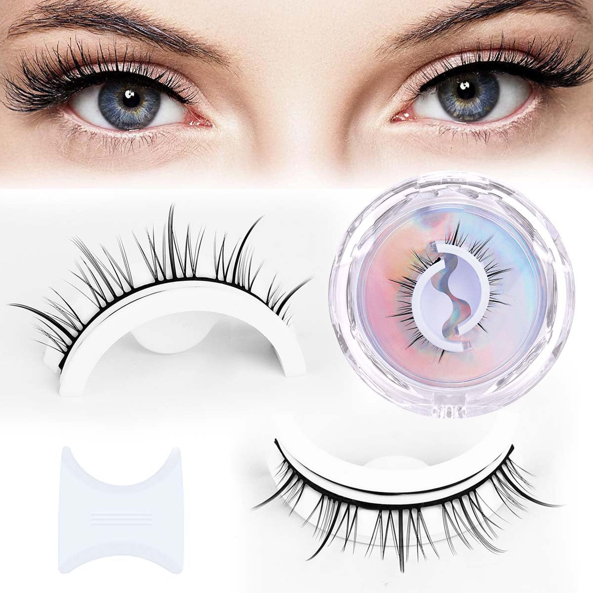 Large Twisted Rolls Natural Thick Eyelash False Lashes