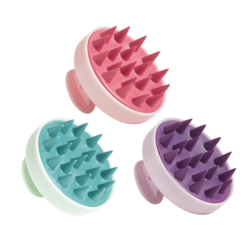 Shampoo Brush Artifact Silicone Scalp Massage Makeup Accessories