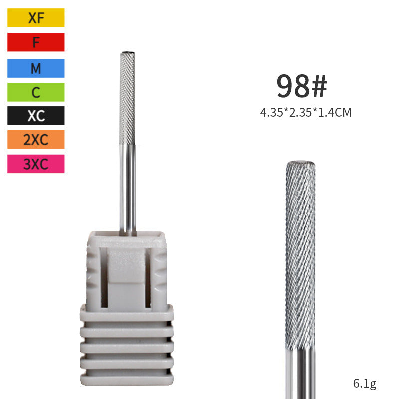 Ensemble d'outils de forage et de clouage en alliage pour machine à tête de meulage en acier