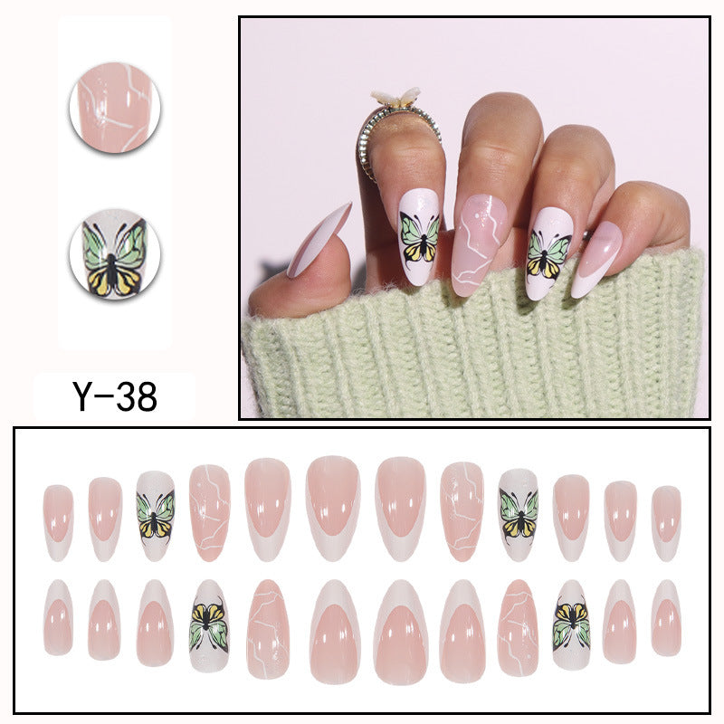 Fake Patch Wear Armor Finished Tip Nail Art