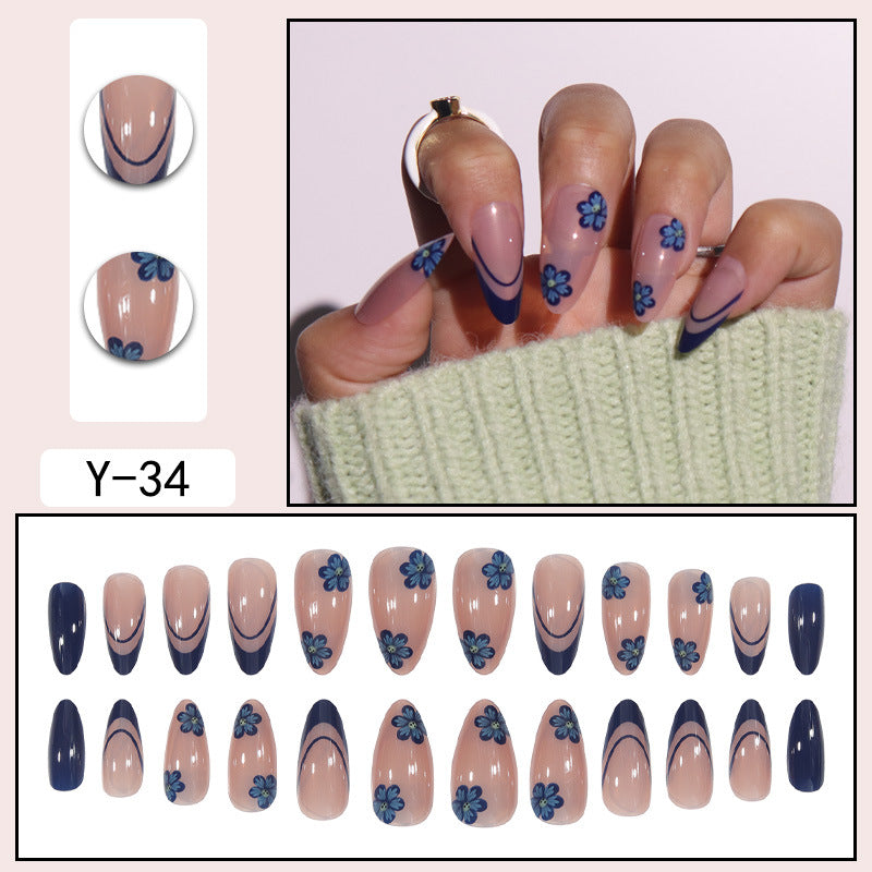 Fake Patch Wear Armor Finished Tip Nail Art