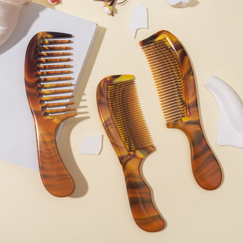 Brosses et peignes à cheveux pour la maison, brosses à dents larges et denses pour massage des femmes