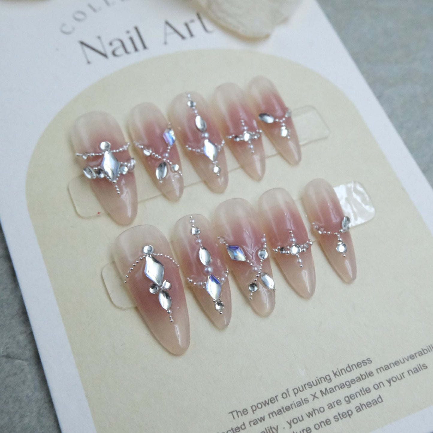 Flash Diamond Steel Ball Beauty Ice Nail Stickers