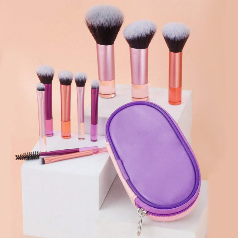 Long Tube Brush Blush Shadow Short Makeup Brushes Accessories