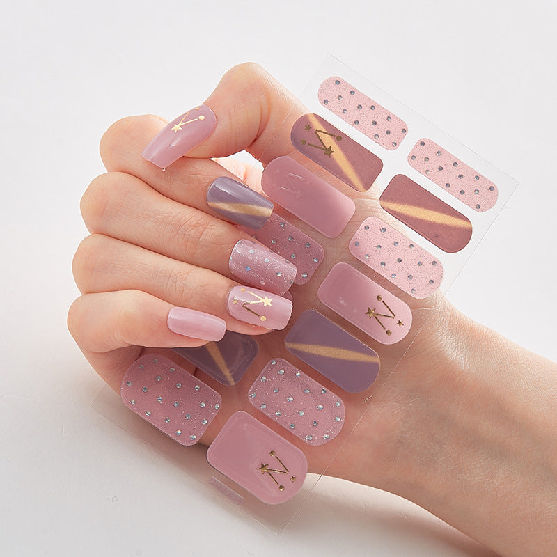 Source Technology Laser Gilding Full Priority Nail Stickers