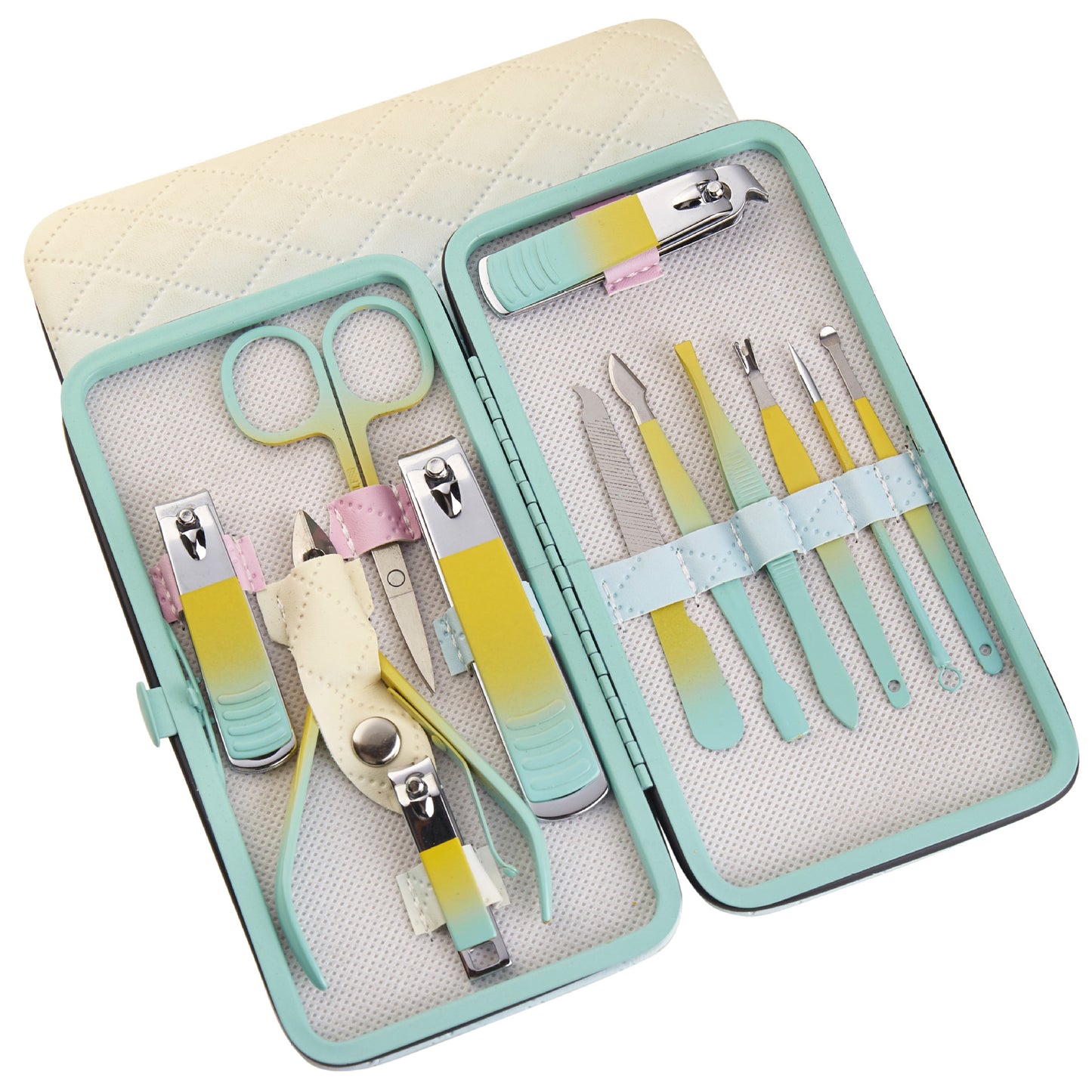 Box Pedicure Knife Eyebrow Trimming Scissor Nail Tool Set