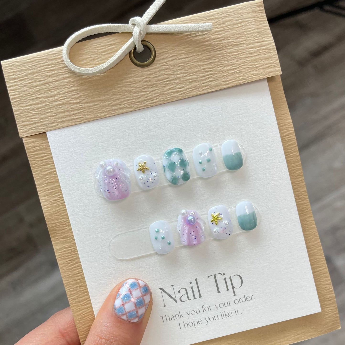 Handmade Wear Collection Fake Nails Removable Nail Stickers