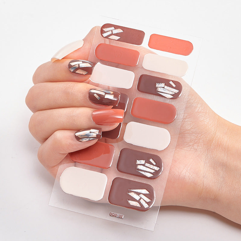 Source Technology Laser Gilding Full Priority Nail Stickers