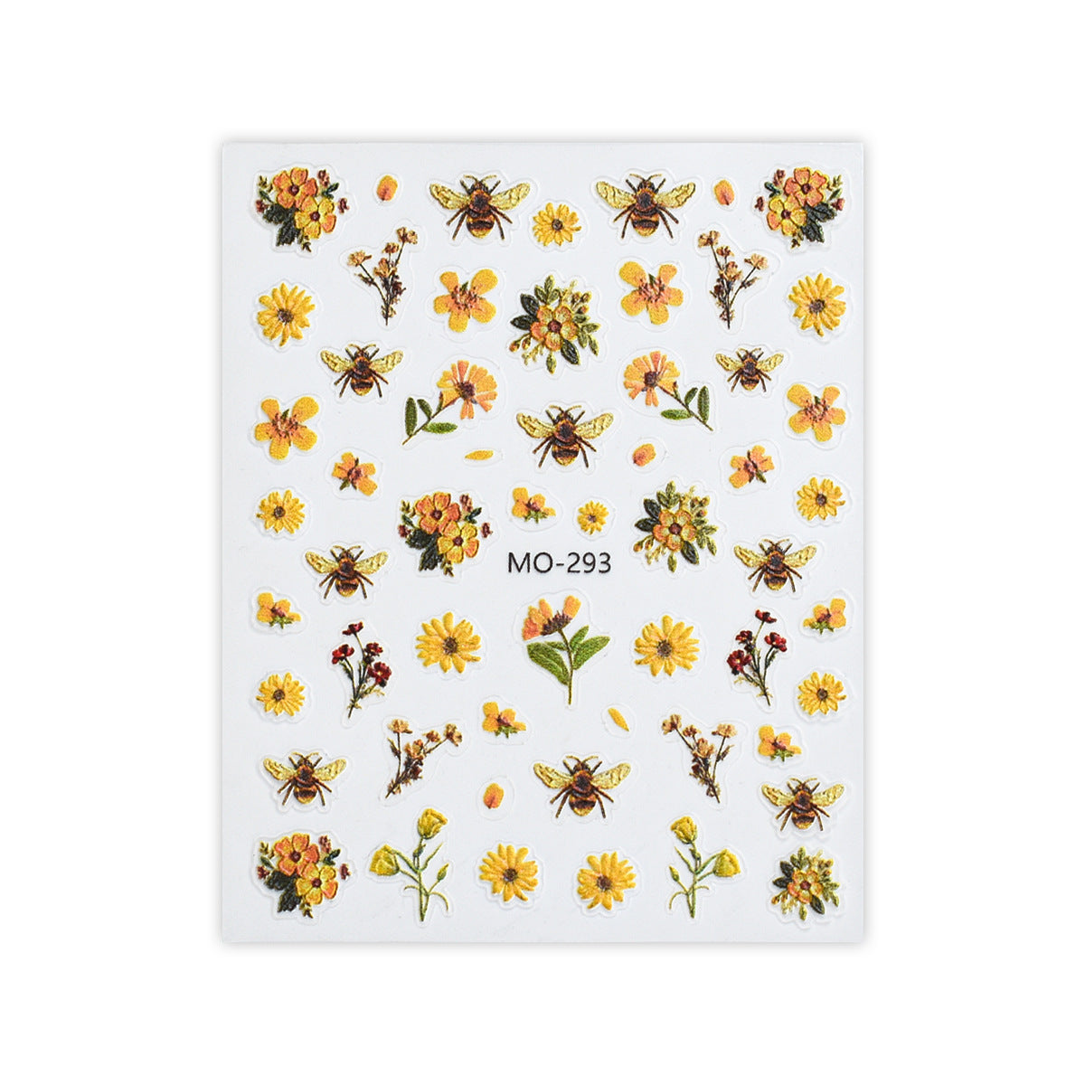 Flower Little Daisy Summer Warm Sun Series Sunflower Nail Stickers