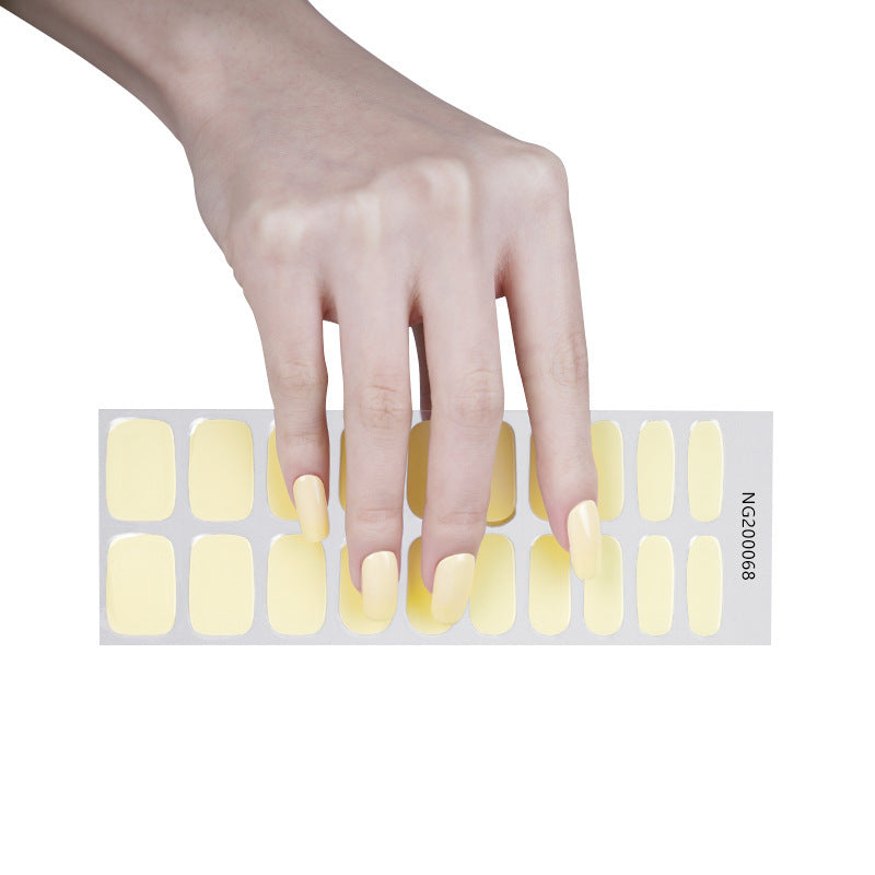 Gel Finger Therapy Light Uv Half Nail Stickers