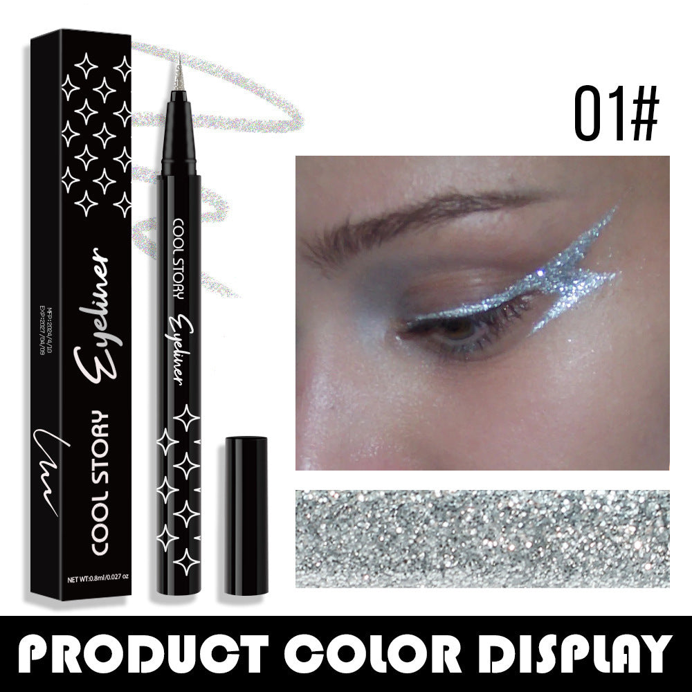 Eyeliner liquide brillant longue tenue Pearl Flash