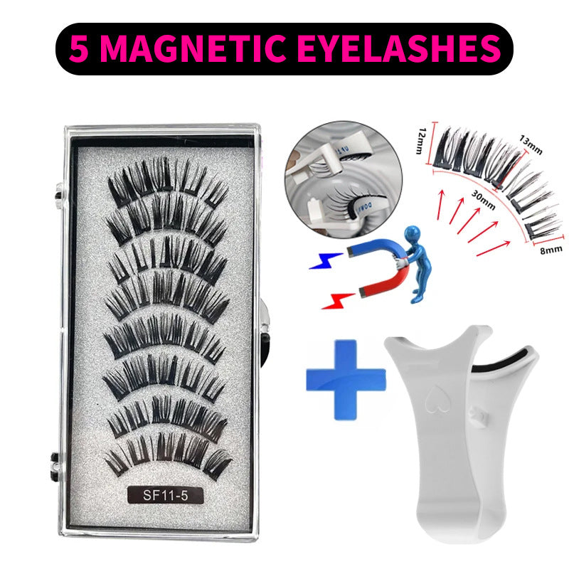 Series Magnetic Eyelashes Natural Simulation Curling False Lashes