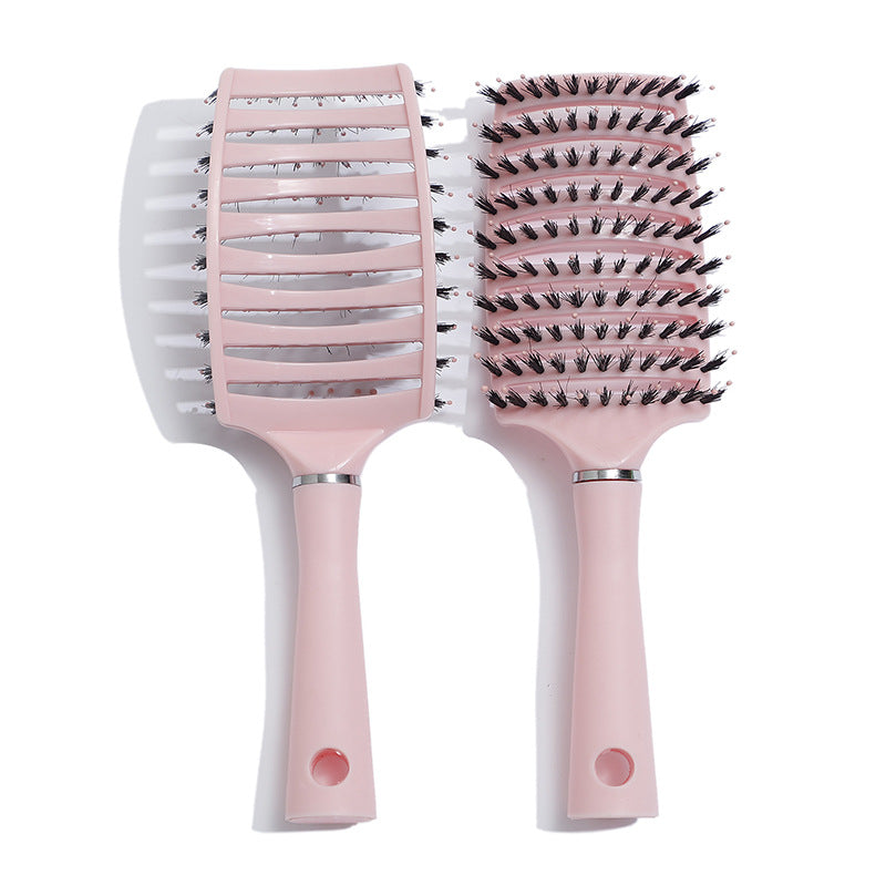 Brosses et peignes à cheveux élégants pour femmes, grande assiette creuse carrée