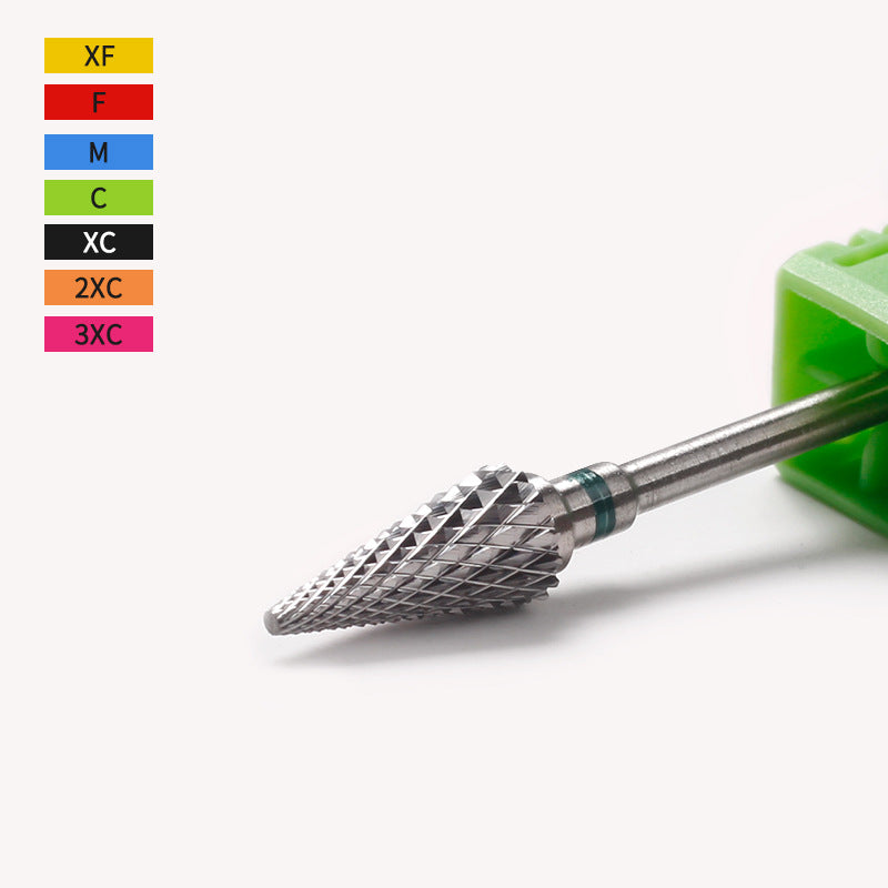 Ensemble d'outils de forage et de clouage en alliage pour machine à tête de meulage en acier