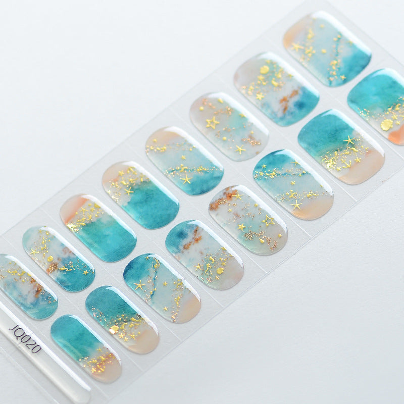 Sweet Cool Gel Waterproof Glue Full Nail Stickers