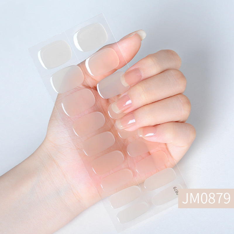 Ice Gel Waterproof Durable Uv Beauty Nail Stickers